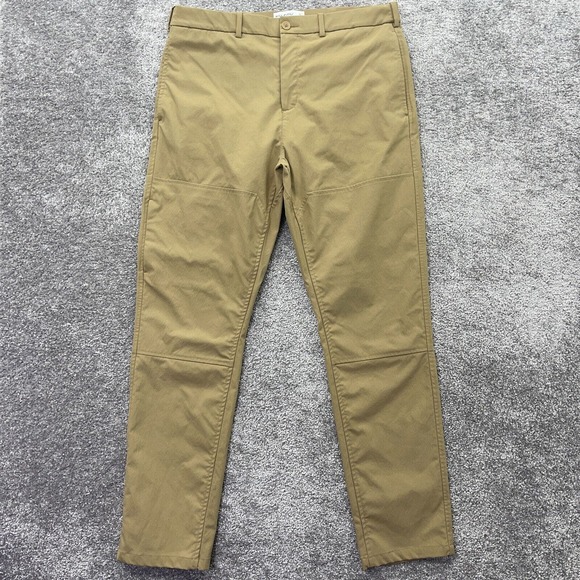 Hill City Pants Mens 36x32 Beige Utility Trail Pant Tech Chino Brown 396407 - Picture 1 of 14